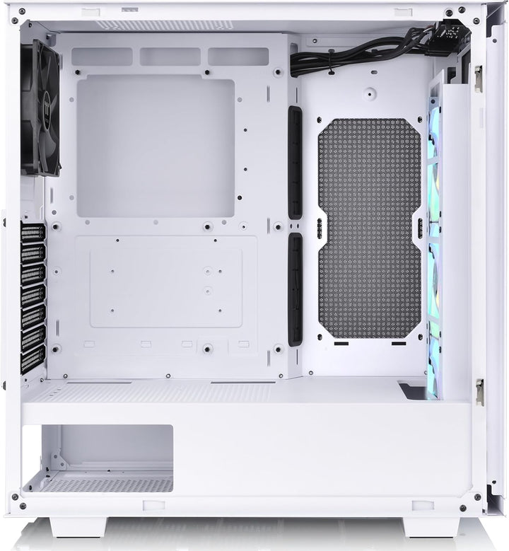 Thermaltake V350 TG ARGB Air Snow White PC-Chassis Mid-Tower-ATX-Gehäuse 4mm gehärtetes Glas 4X Lüft