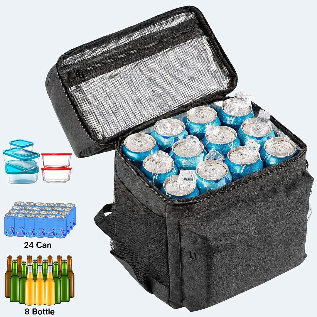 27L Kühlrucksack 2-IN-1 Isoliertasche gross Kühltasche Thermo Rucksack Auslaufsichere Rucksack mit K
