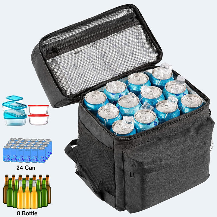 27L Kühlrucksack 2-IN-1 Isoliertasche gross Kühltasche Thermo Rucksack Auslaufsichere Rucksack mit K