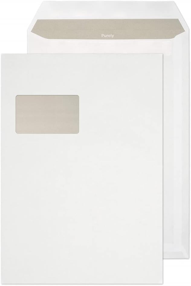 Blake Purely Everyday Versandtasche Selbstklebend Mit Fenster C4 - 324 x 229 mm, Mit Fenster C4 - 32