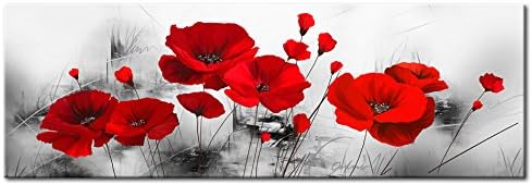 murando Acrylglasbild Blumen 120x40 cm 1 Teile Wandbild auf Acryl Glas Bilder Kunstdruck Moderne Wan