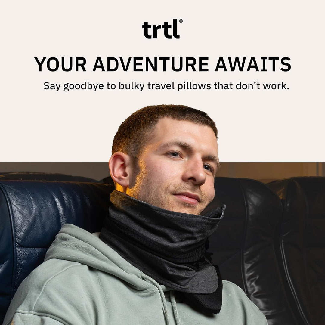 trtl-Reisekissen Cool als Nackenstütze – kühlendes Nackenkissen mit dämpfendem Schaumstoff für Stabi