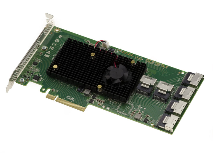 KALEA-INFORMATIQUE PCIe 2.0 SAS 6GB Controller-Karte mit 24 internen Ports. OEM-Modell SAS 2008 + SA
