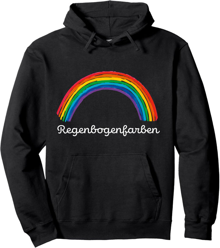 LGBTQ Regenbogenfarben Regenbogenflagge Pride Pullover Hoodie