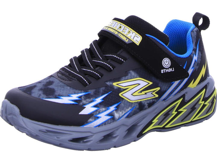 Skechers Jungen 400149lsneakers,Sports Shoes 32 EU Schwarz Blau, 32 EU Schwarz Blau