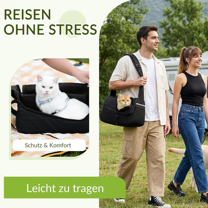 ALLSOPETS Hundetasche Tragetuch Hund Schultertasche Katzentragetasche Haustiere Tasche für Katzen un