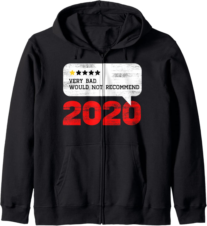 2020 One Star Rating - Very Bad Would Not Recommend Funny Kapuzenjacke