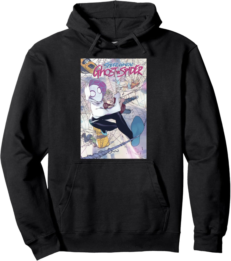 Marvel Spider-Gwen New In Town Comic Book Cover Pullover Hoodie