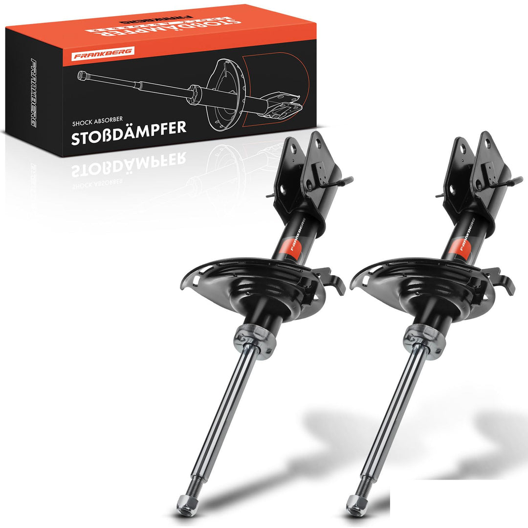 Frankberg 2x Stossdämpfer Gasdruck Vorderachse Kompatibel mit Laguna II BG0/1 1.6L-2.9L 2001-2007 La