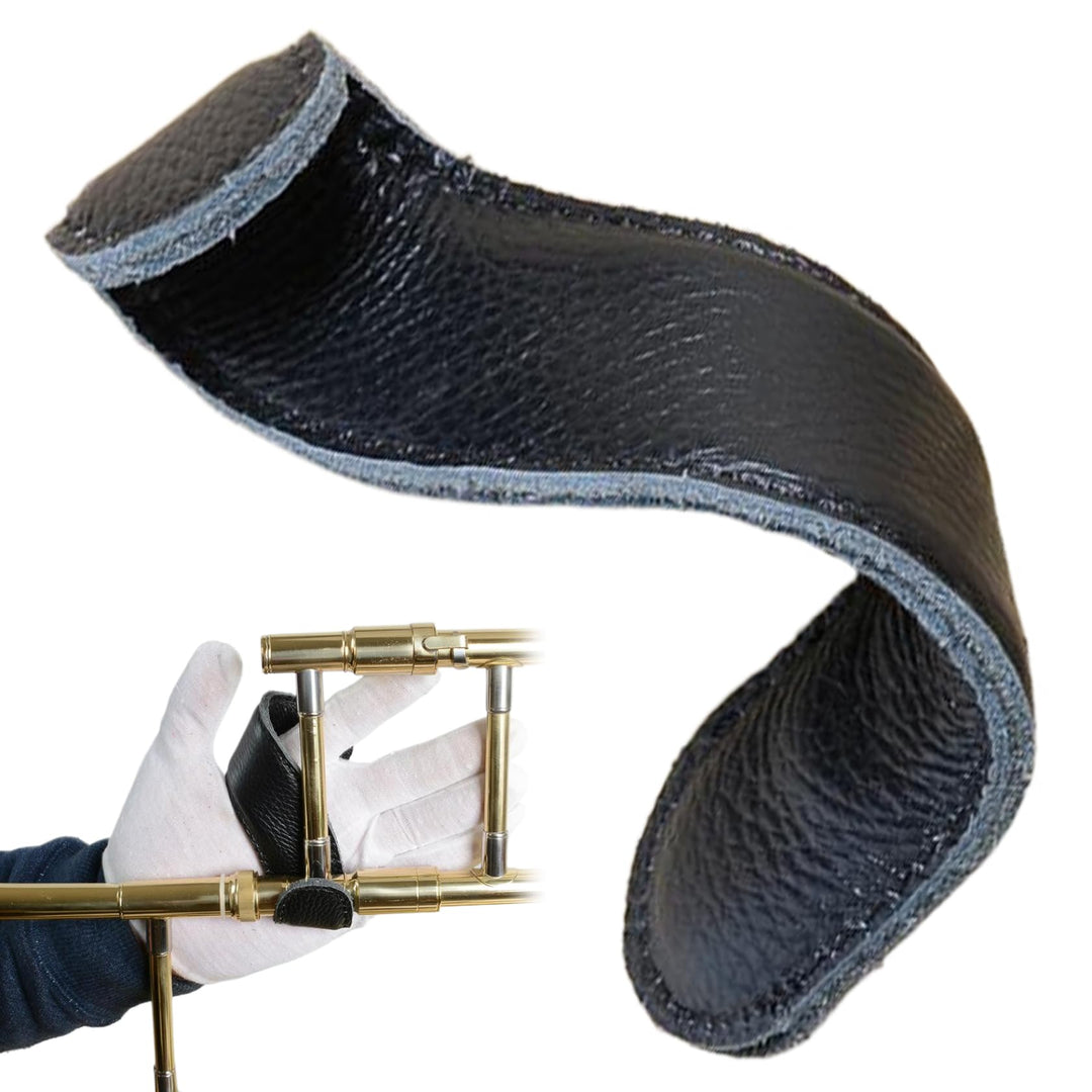 Trombones Trombone Accessoires, S-Form Posaune Grips Wrap-Stütze, Leder-Kee-resistente tragbare Hand