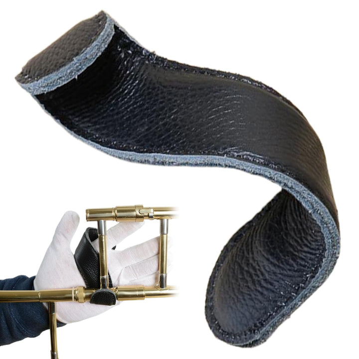 Trombones Trombone Accessoires, S-Form Posaune Grips Wrap-Stütze, Leder-Kee-resistente tragbare Hand