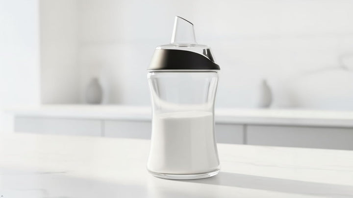 J&amp;M Design Zuckerspender &amp; Shaker für Kaffee, Müsli, Tee &amp; Backen, mit Ausgiesser und Deckel für ein