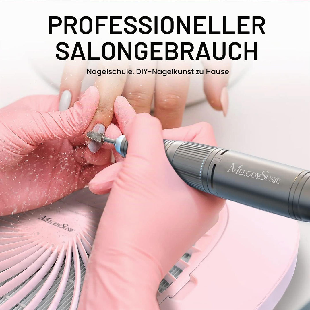 MelodySusie Nagelstaubsauger mit Filter, Professionelle Staubabsaugung für Nagelstudio &amp; Zuhause Lei