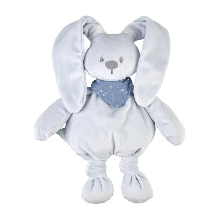 Nattou Cuddly Rabbit LAPIDOU, 30 cm, Lapidou Pastel Blue Blau Kuscheltier nachtleuchtend, Blau Kusch