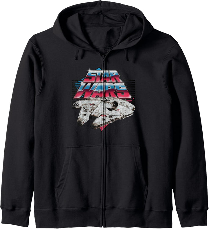 Star Wars Millennium Falcon Chrome Logo Kapuzenjacke