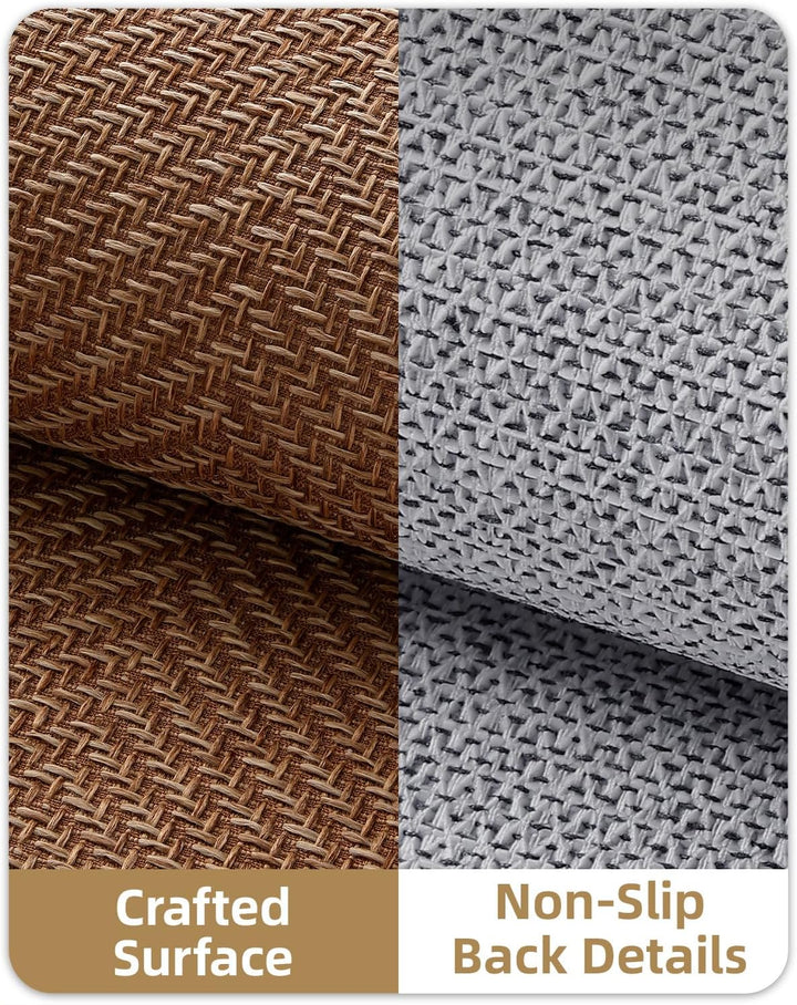 COLOR&GEOMETRY Ultradünne Schmutzfangmatte Innen, Maschinenwaschbare Fussmatte, Flache Eingangsmatte