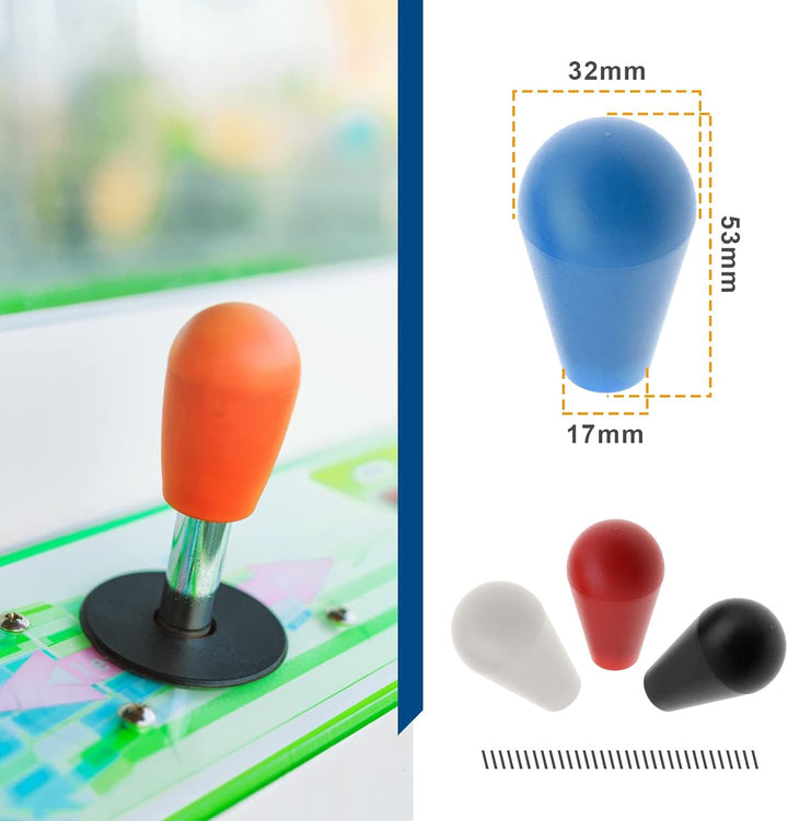 ECSiNG Joystick-Kopf, Kugelkopf, oval, für Schrauben M5, Joystick Arcade Game, DIY, Controller, Zube