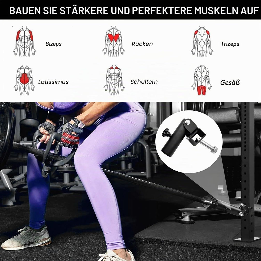 T-Bar Row Platform Attachments, 360° Schwenkbar Landmine Aufsätze Power Racks und Gym Plattformen At
