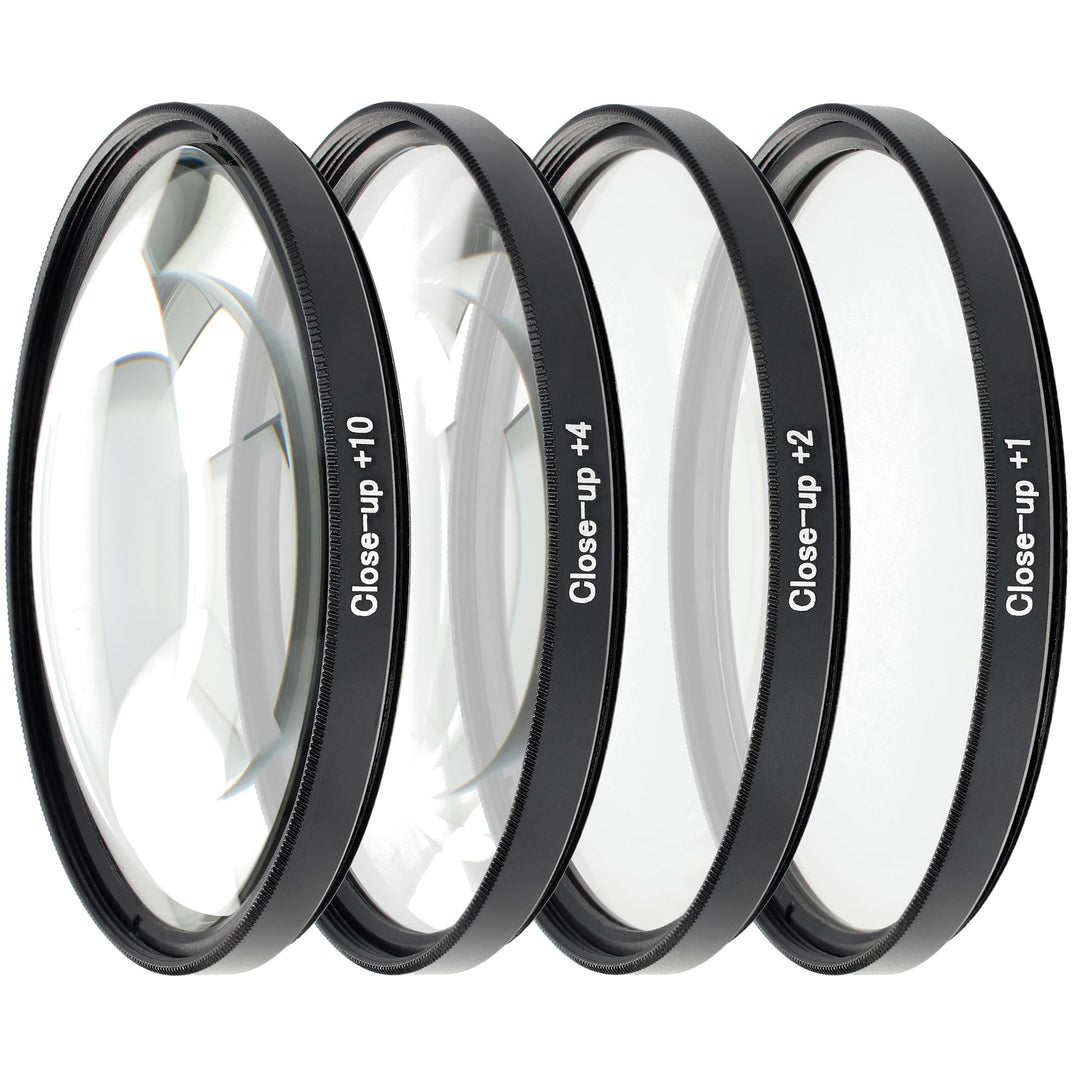 ayex Close up Makro Linsen Set 77mm - 4 teilig (+1, +2, +4, +10), 77mm