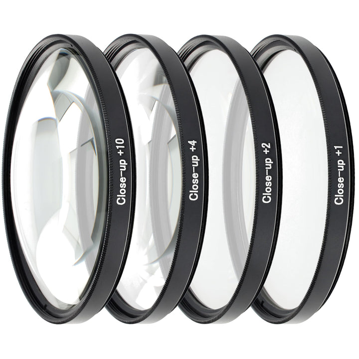 ayex Close up Makro Linsen Set 77mm - 4 teilig (+1, +2, +4, +10), 77mm