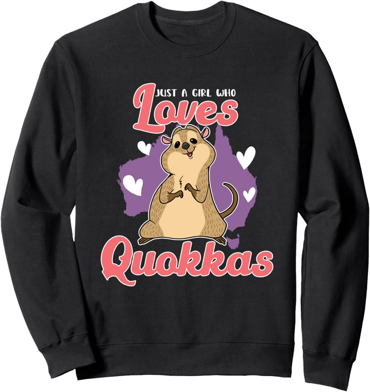 Just A Girl Who Loves Quokkas Süsses australisches Quokka-Ges Sweatshirt