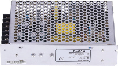 D-60A LED-Schaltnetzteil Universelles Geregeltes Schaltnetzteil Doppelausgang DC 5V / 4A 12V / 3A Ei