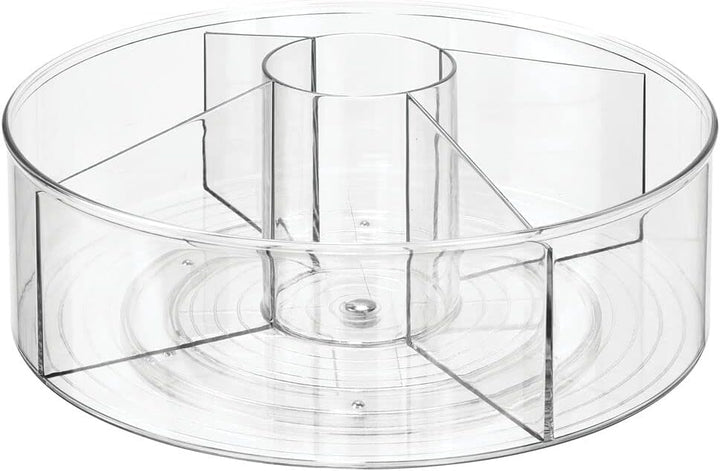 mDesign 2er-Set Drehteller für die Küchentheke, den Vorratsschrank oder Kühlschrank – Lazy Susan mit