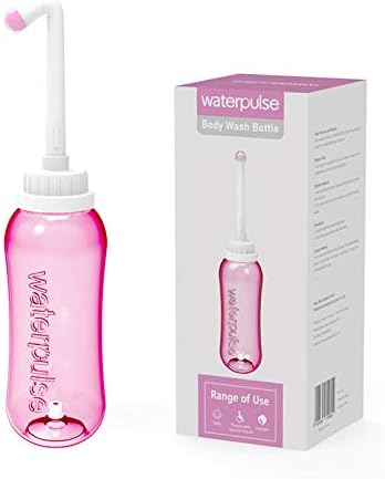 Waterpulse ED-550 SET 2 stück rosa und grün hand bidet Dusch-WC 500ml I mobiles Reise Bidet I Intimd