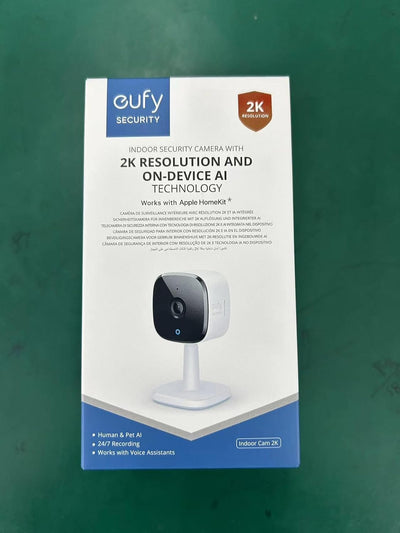 eufy Security Solo IndoorCam C24, 2K Plug-In Überwachungskamera für Innenbereiche, WLAN, Personenerk