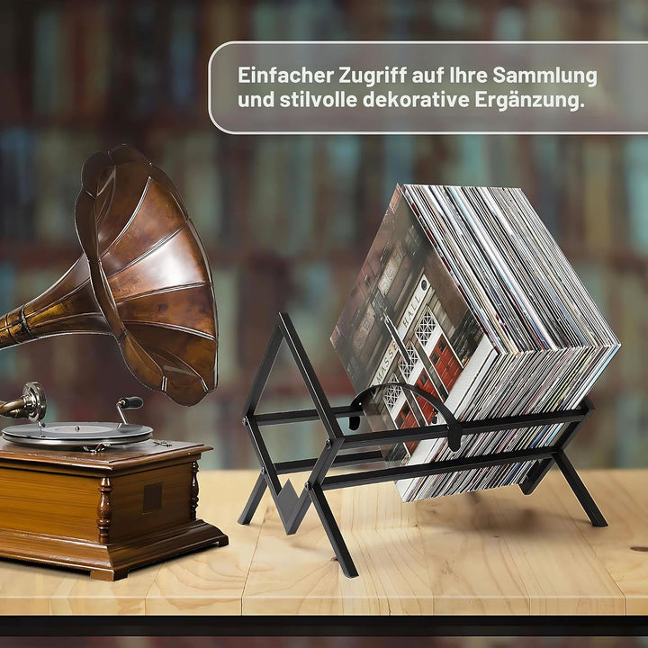 Vinyl schallplatten aufbewahrung–12 Zoll-Präsentationsständer-Buch und Schallplatten Aufbewahrung-Al