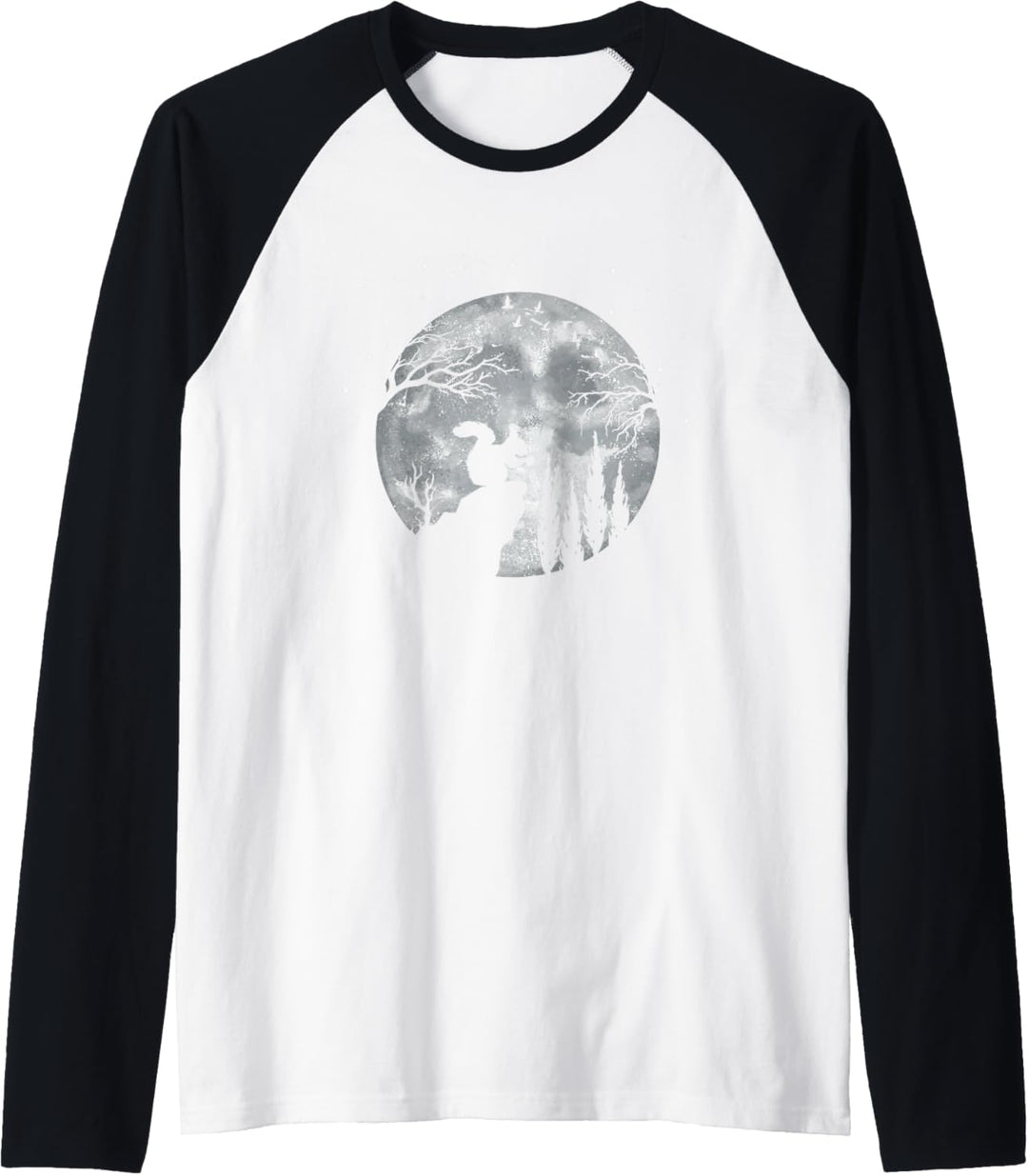 Eichhörnchen Streifenhörnchen - Vollmond Eichhörnchen Raglan