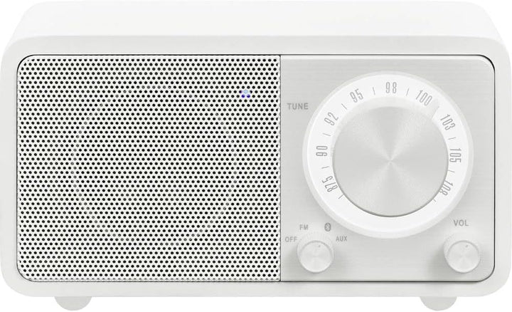Sangean WR-7 tragbares Desktop-Radio (FM-RDS-Tuner, Bluetooth, AUX-In, integrierter Lautsprecher, Ak