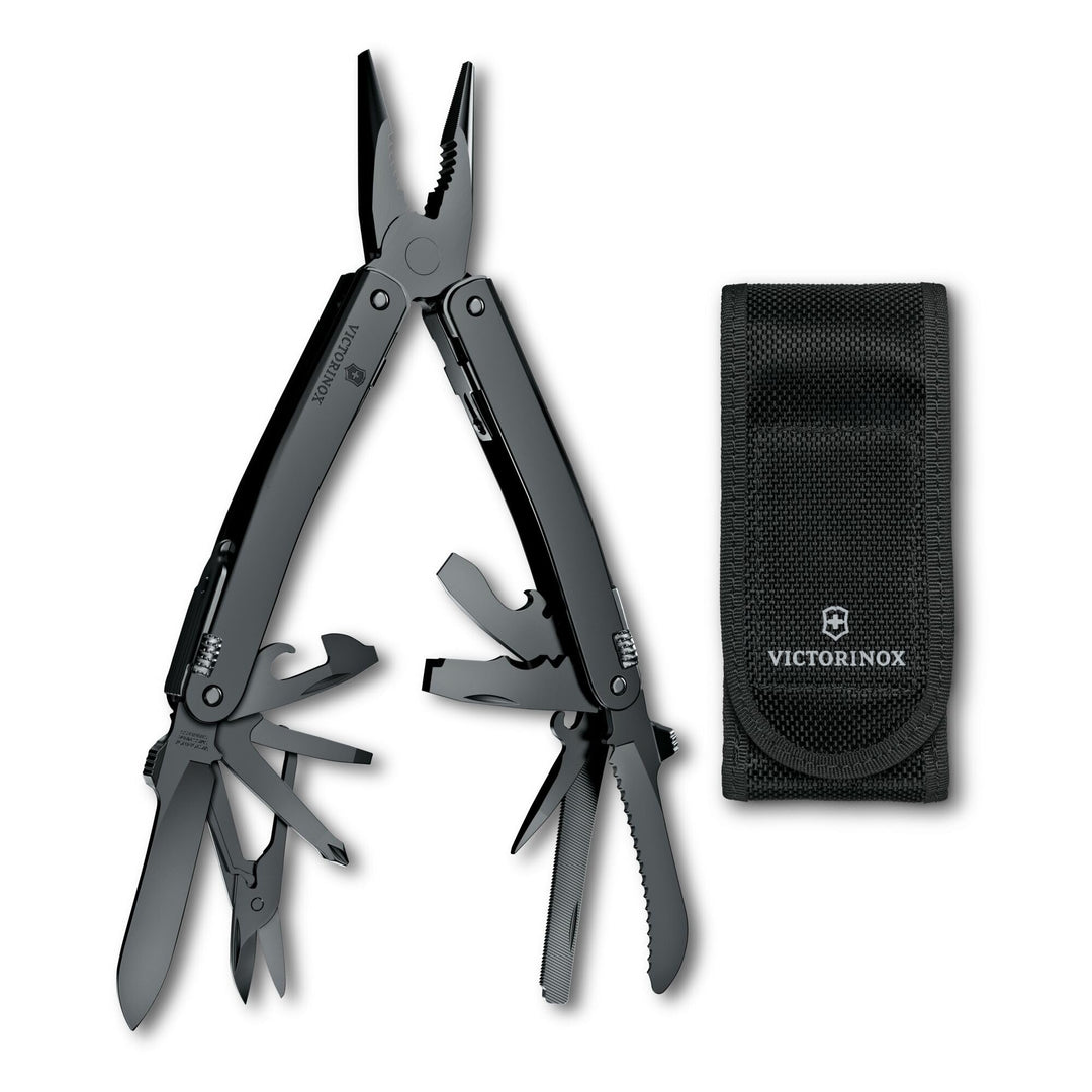 Victorinox Schweizer Taschenmesser Swiss Tool Spirit MXBS, 24 Funktionen, Multitool Inkl. Zange, Sch