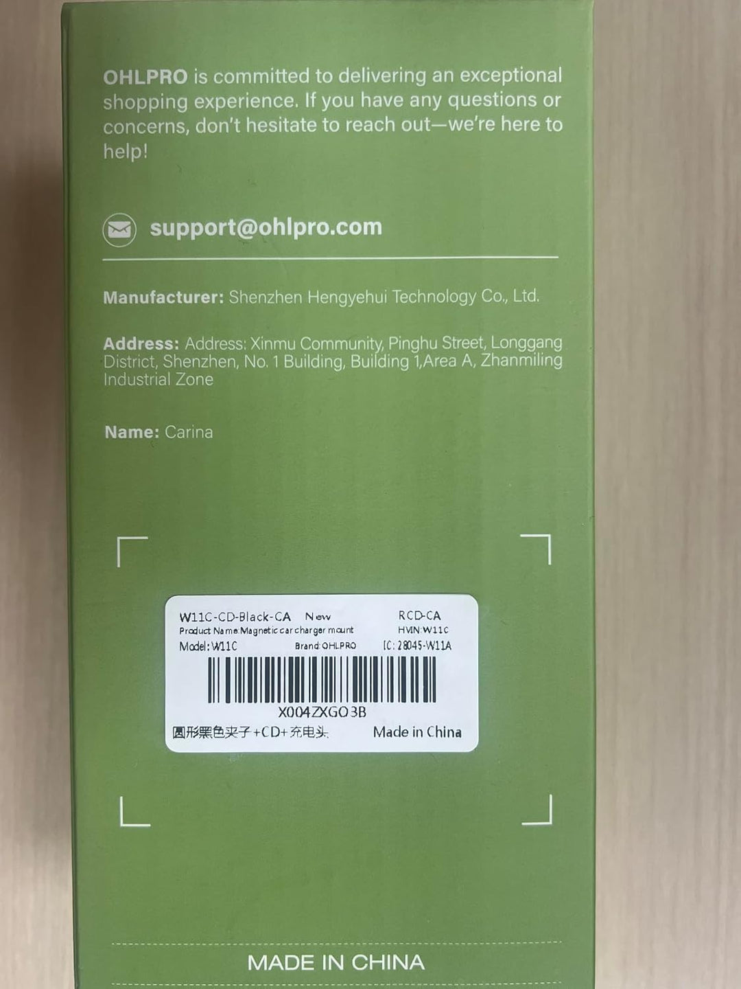 OHLPRO Magsafe Handyhalterung CD Schlitz Auto, Magnetische Autohalterung mit 15W Schnellladen, 360°