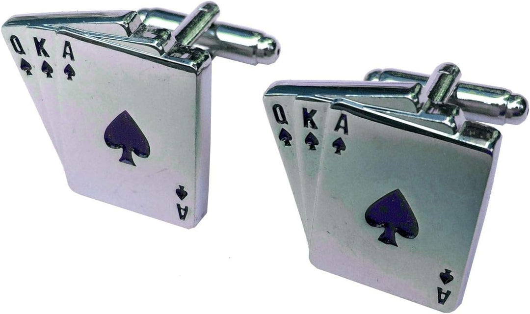 Miniblings Spielkarten Skat Poker Manschettenknöpfe - Handmade I Manschettenknopf Cufflinks Hemdknöp