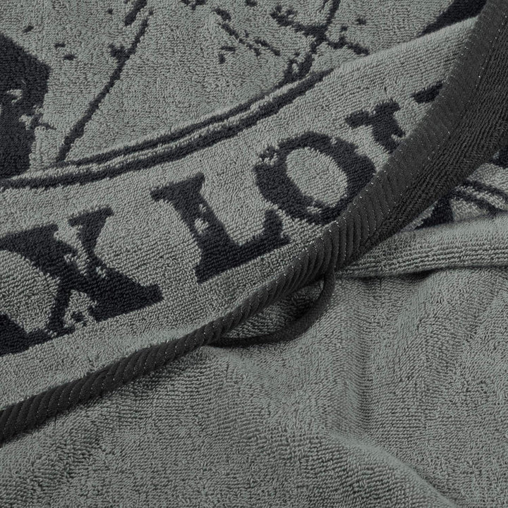 aqua-textil Halifax Saunatuch Doppelpack 80 x 200 cm grau anthrazit Baumwolle Strandlaken Frottee Ba