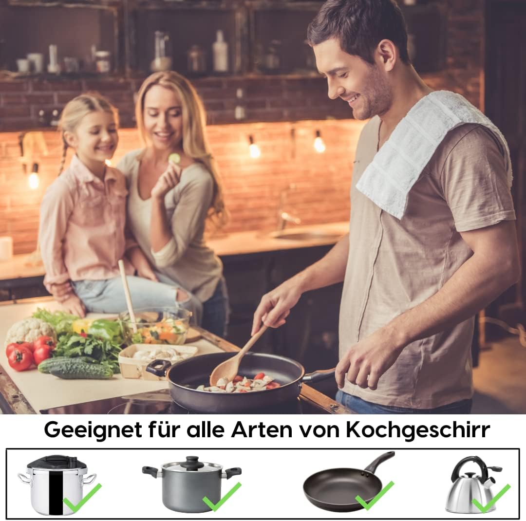 PKM Elektro Kochfeld Glaskeramik rahmenlos 60cm KF4 2KB