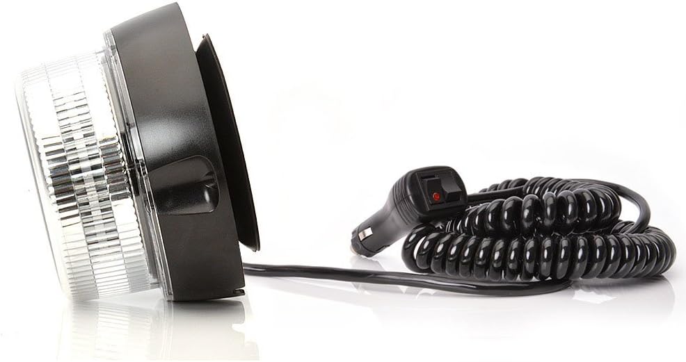 LED-MARTIN R65 BRILAR Design Rundumkennleuchte - klar/gelb - bis 250 km/h