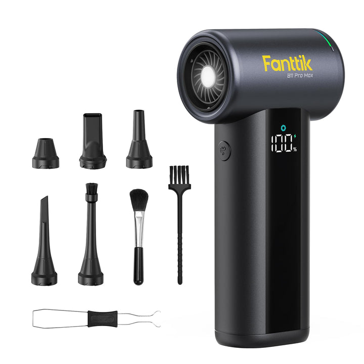 Fanttik Gust B11 Pro Max Electric Air Duster, Elektrischer Luftstaubwedel | 130000 U/min bürstenlose