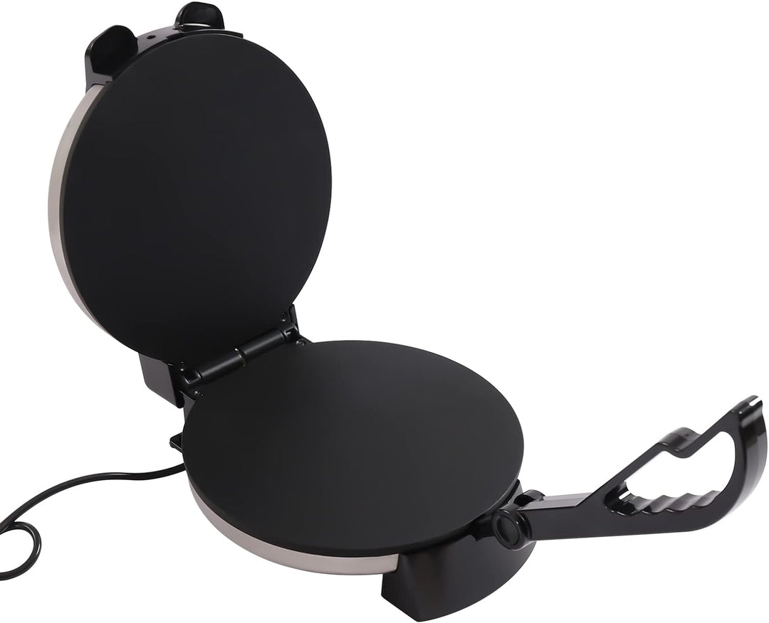 Chapati Maker, 220V Tortilla Presse 32 cm, Antihaftbeschichtung, Roti Maker mit Temperaturregelung,