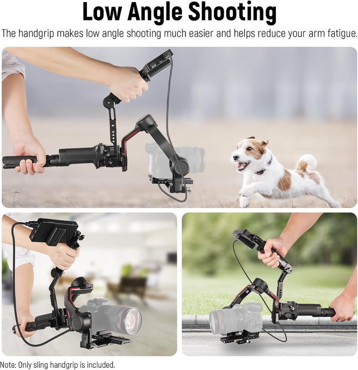 NEEWER Verstellbarer Sling Griff Kompatibel mit DJI Ronin RS3 Mini RS 3 Pro RS 2 RSC 2 Gimbal Stabil