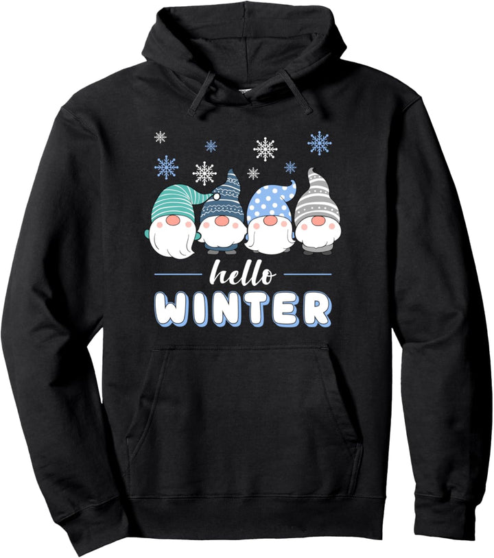 Winter Gnome, Weihnachts-Wichtel mit lustigem Spruch Pullover Hoodie