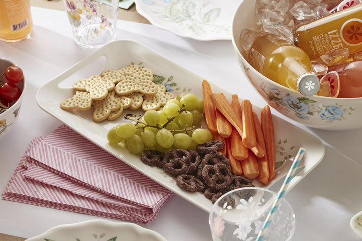 Lenox Butterfly Meadow Hors d'Oeuvres Tablett, Melamin, 1 Stück Serviertablett, Serviertablett