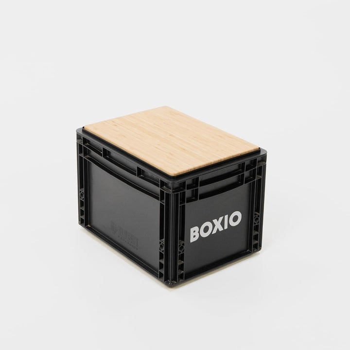 BOXIO - Board: Premium Schneidebrett aus Bambus, 36 x 26 cm gross passt perfekt als Holzdeckel für W