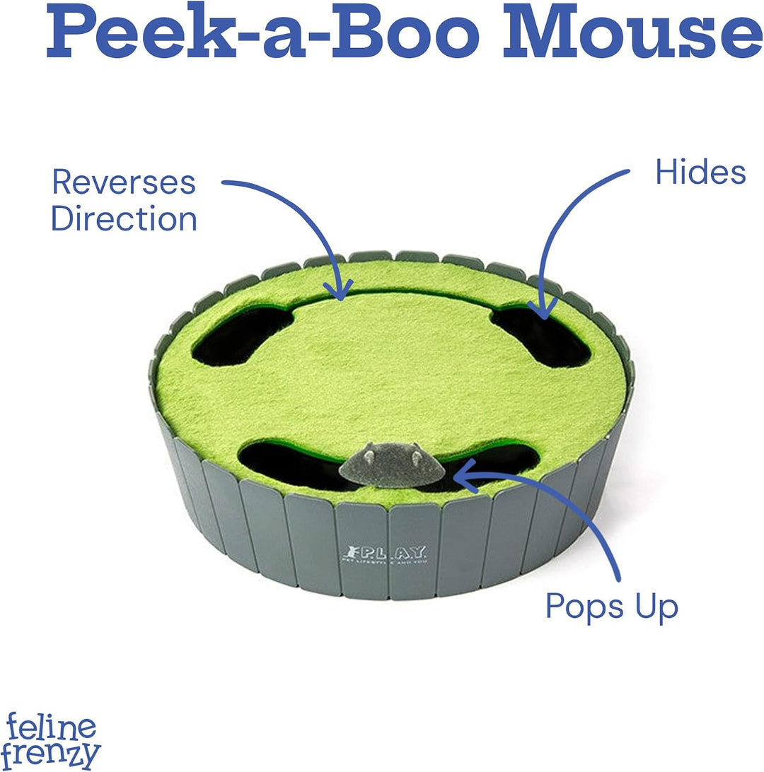 P.L.A.Y. Lifestyle and You Peek-A-Boo Maus Interaktives Katzenspielzeug