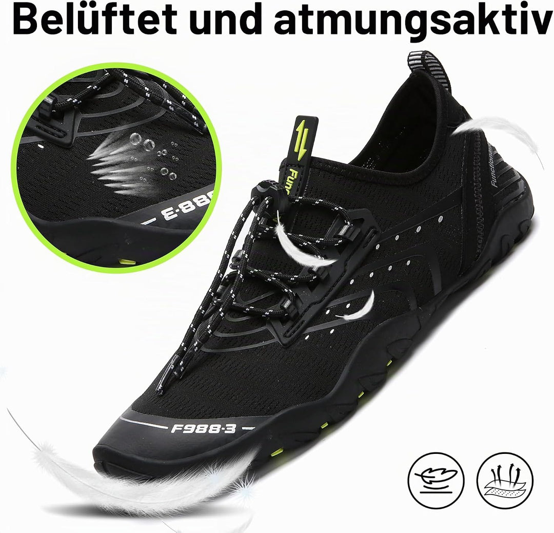 SAGUARO Badeschuhe Strandschuhe Aquaschuhe Wasserschuhe Surfschuhe Schwimmschuhe für Damen Herren Ki