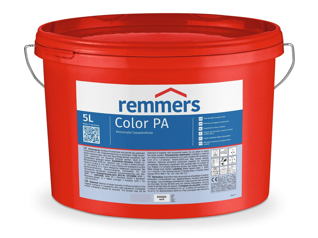 Remmers COLOR PA WEIss/BETONACRYL Hochwertige Reinacrylat-Fassadenfarbe 12,5 Liter