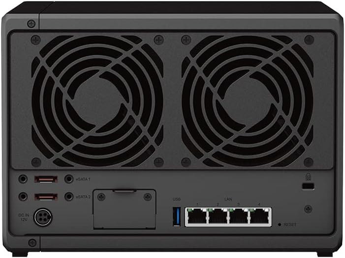 Synology DS1522+ 5-Bay DiskStation NAS AMD Ryzen R1600 8GB Ram 4xRJ-45 1GbE LAN-Port, Bundle mit 5x4