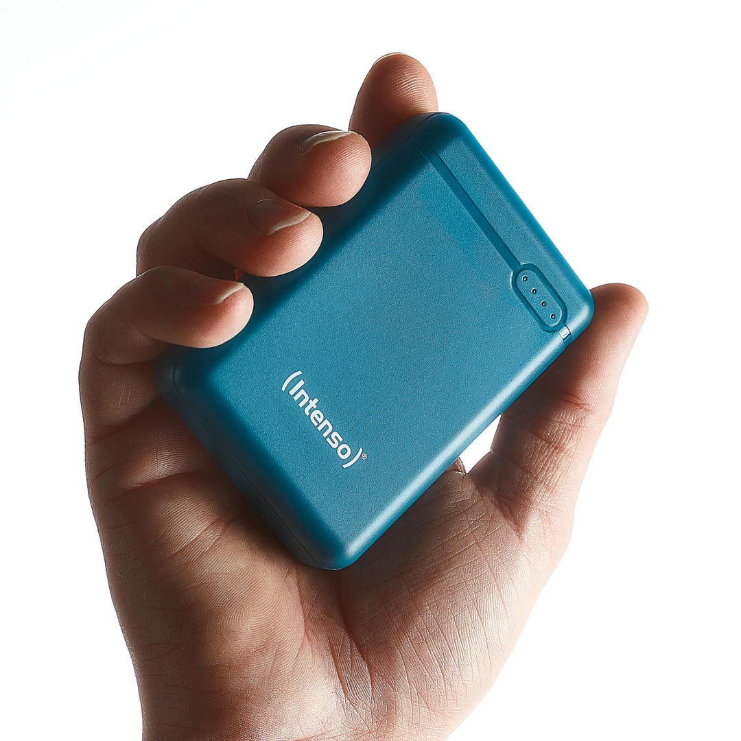 Intenso Powerbank XS10000 – 10.000 mAh – Kompakter externer Akku für iPhone, Smartphone, Tablet & Ka