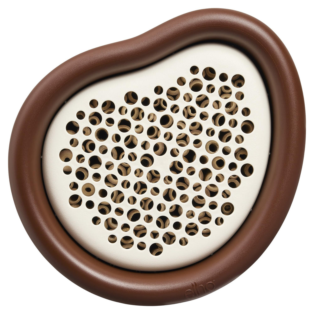 Elho Organic Bee Hotel 25cm - Insektenhotel für Bienen - 100% recyceltes Plastik - L27.4 x B16.8 x H